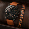 Casual Solid Color Buckle Quartz Men'S Watches