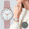 Casual Solid Color Buckle Quartz Women'S Watches