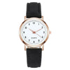 Casual Solid Color Buckle Quartz Women'S Watches