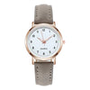 Casual Solid Color Buckle Quartz Women'S Watches