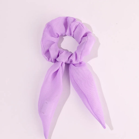 Casual Solid Color Cloth Hair Tie