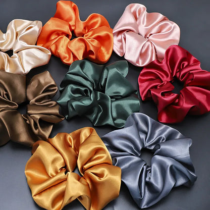 Casual Solid Color Cloth Hair Tie