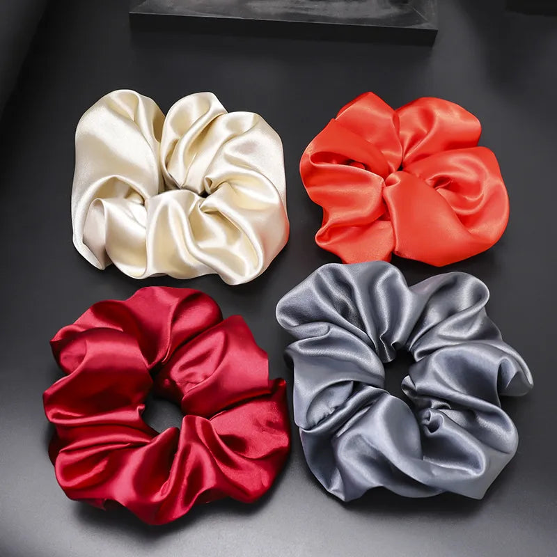 Casual Solid Color Cloth Hair Tie