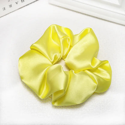 Casual Solid Color Cloth Hair Tie