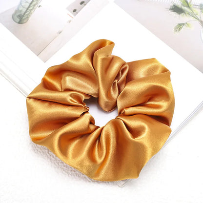 Casual Solid Color Cloth Hair Tie