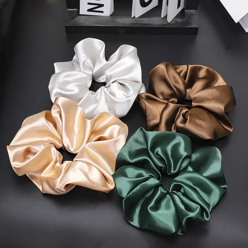 Casual Solid Color Cloth Hair Tie