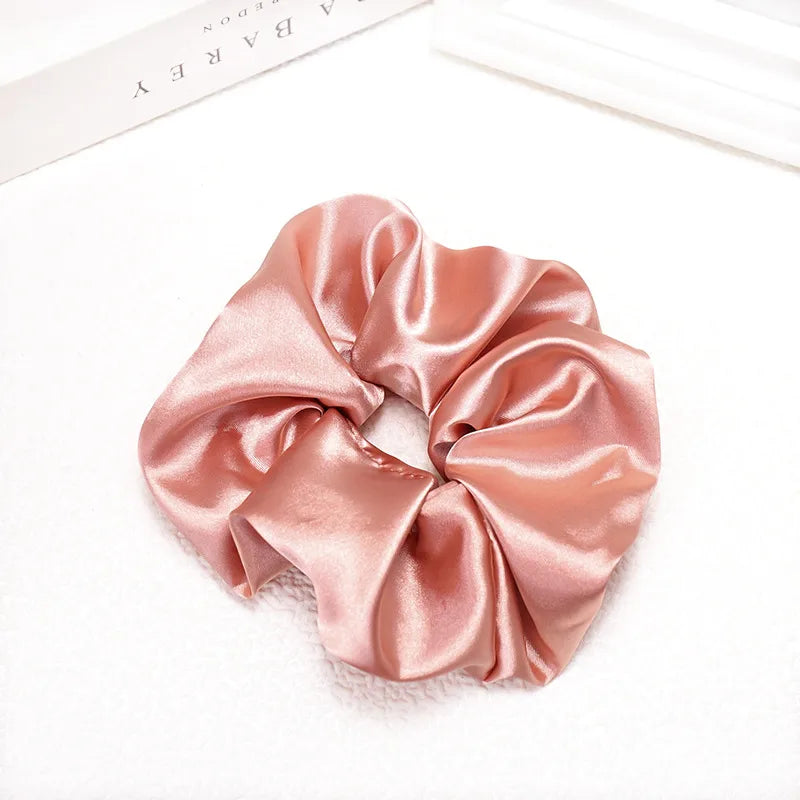 Casual Solid Color Cloth Hair Tie