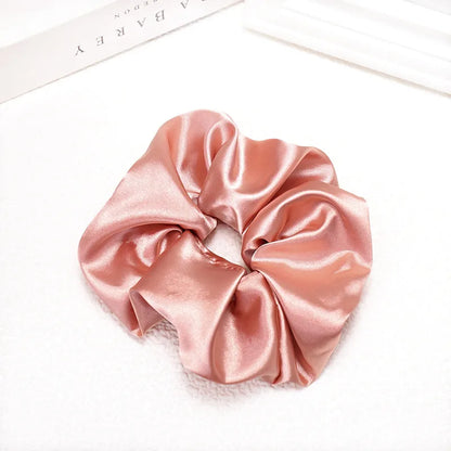 Casual Solid Color Cloth Hair Tie