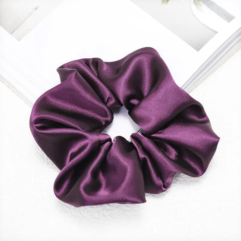 Casual Solid Color Cloth Hair Tie