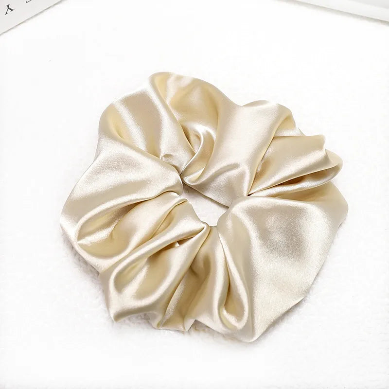 Casual Solid Color Cloth Hair Tie