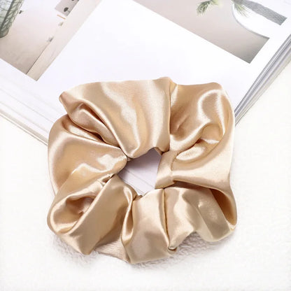 Casual Solid Color Cloth Hair Tie