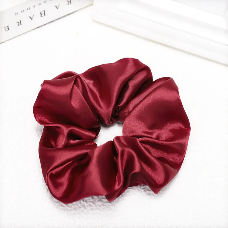 Casual Solid Color Cloth Hair Tie