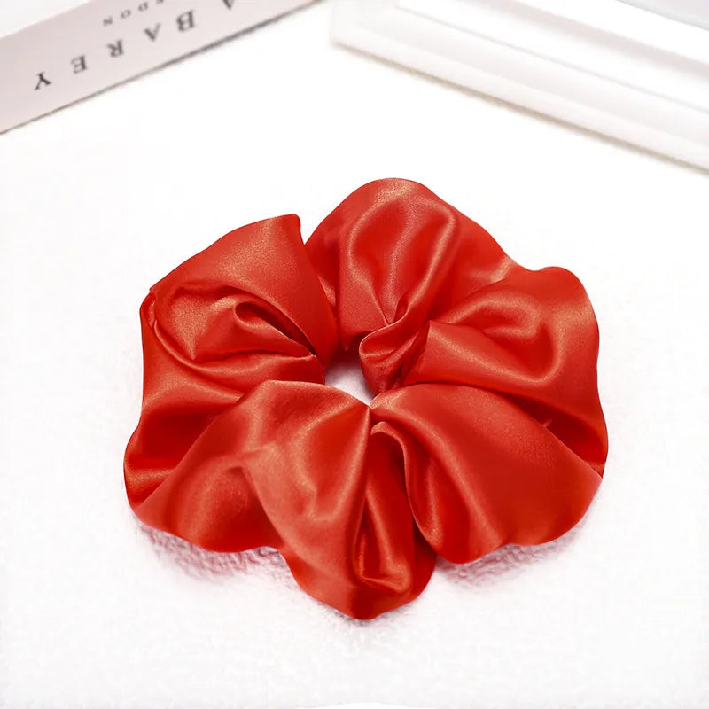 Casual Solid Color Cloth Hair Tie