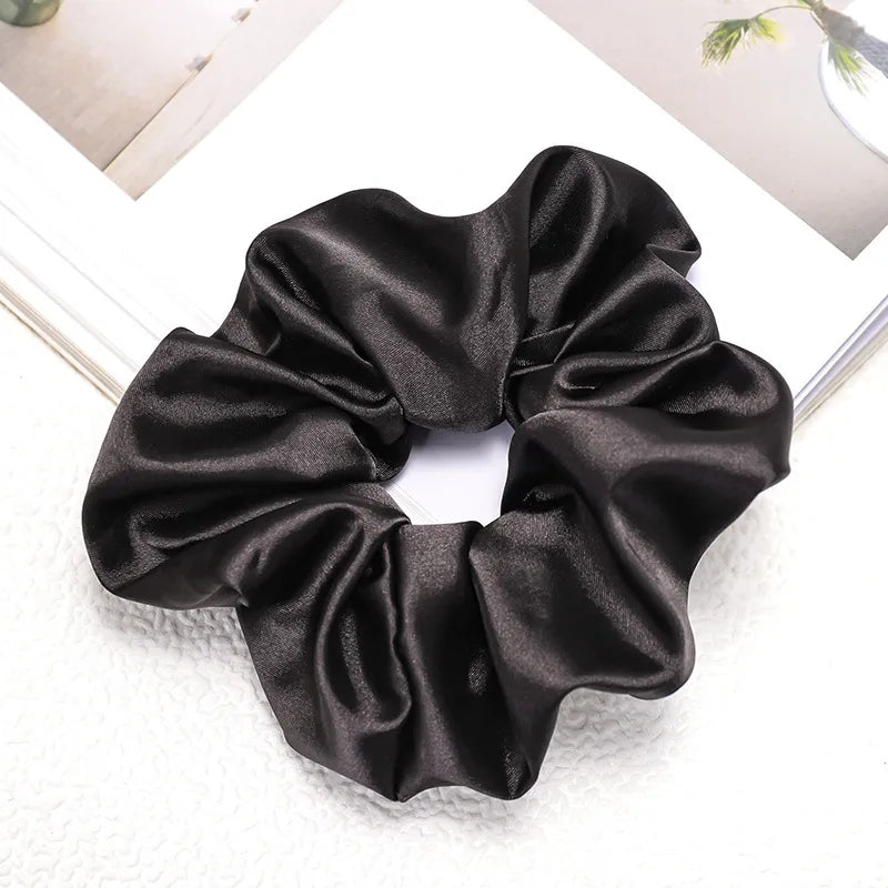 Casual Solid Color Cloth Hair Tie