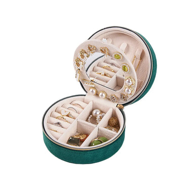 Casual Solid Color Flannel Jewelry Boxes