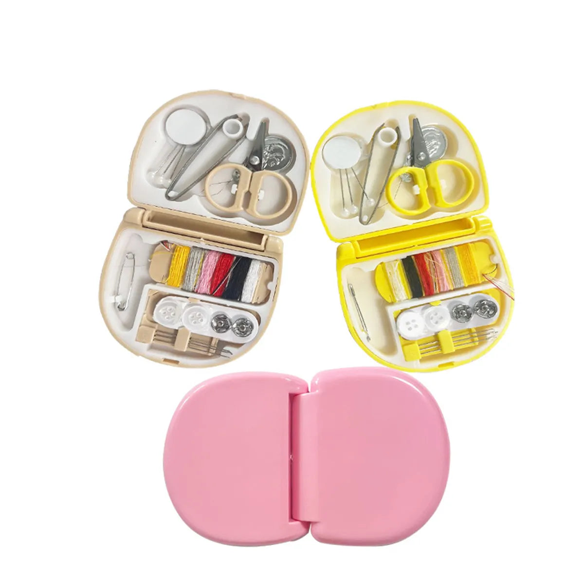 Casual Solid Color Line Metal Sewing Kit