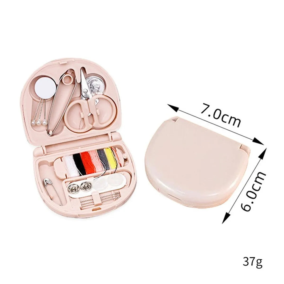 Casual Solid Color Line Metal Sewing Kit