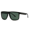 Casual Solid Color PC Polarized Light Square Full Frame Men'S Sunglasses