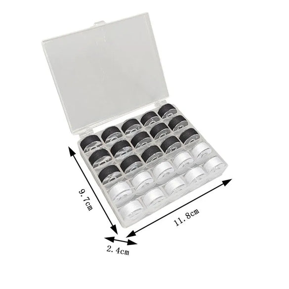Casual Solid Color Plastic Bobbin Core Boxes