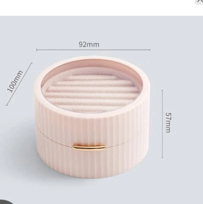 Casual Solid Color Plastic Jewelry Boxes