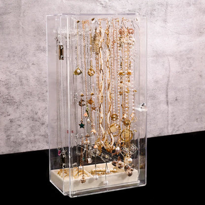 Casual Solid Color Plastic Jewelry Rack