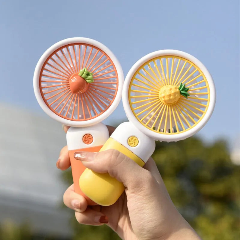 Casual Solid Color Plastic Little Fan