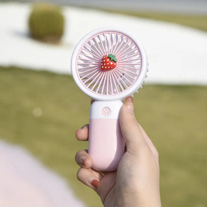 Casual Solid Color Plastic Little Fan