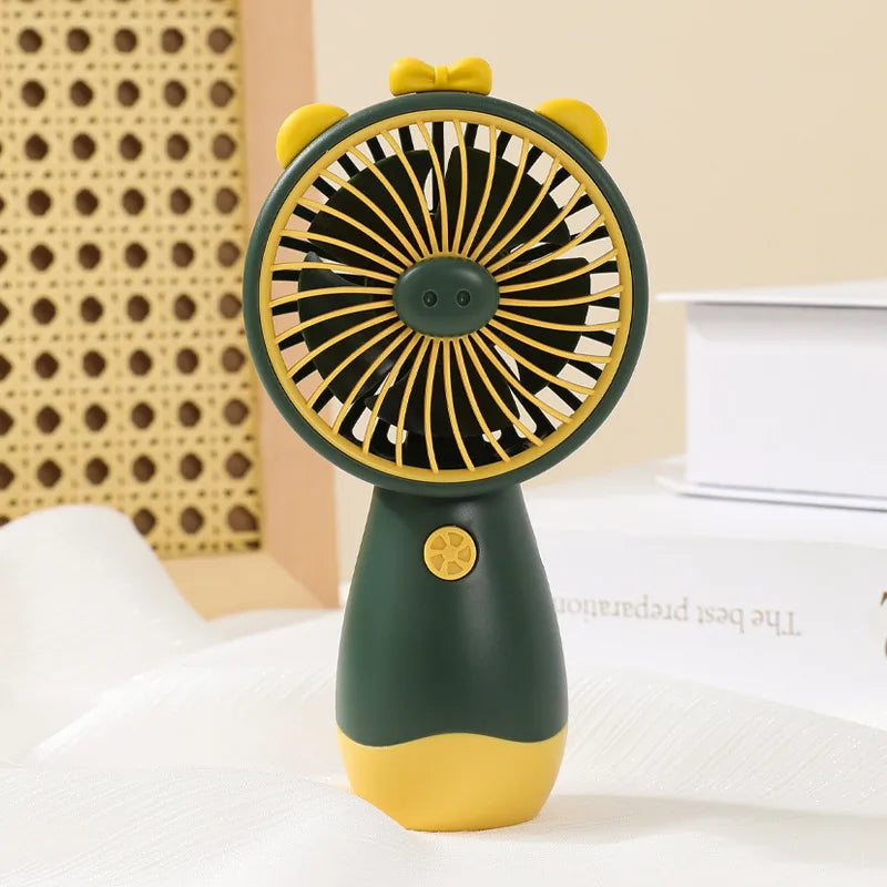 Casual Solid Color Plastic Little Fan