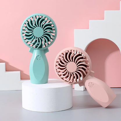 Casual Solid Color Plastic Little Fan