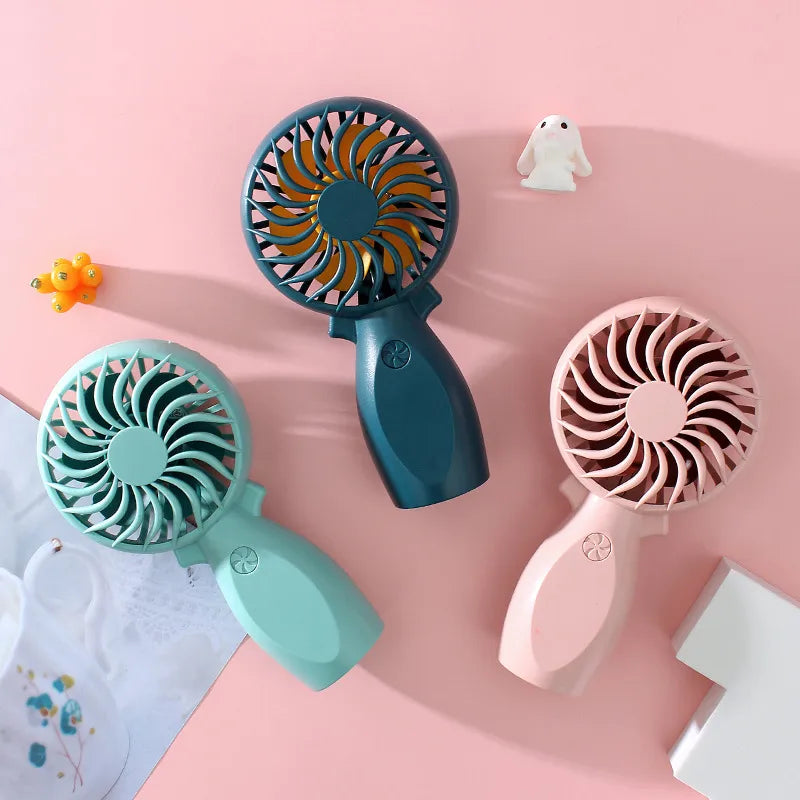 Casual Solid Color Plastic Little Fan