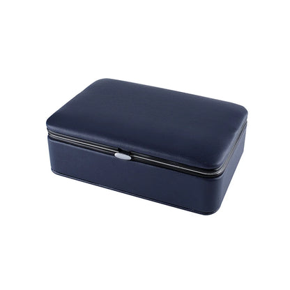 Casual Solid Color Pu Leather Jewelry Boxes