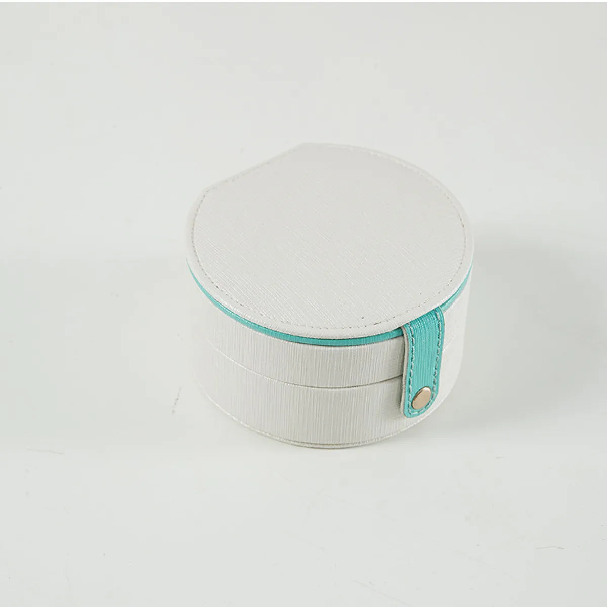 Casual Solid Color Pu Leather Jewelry Boxes