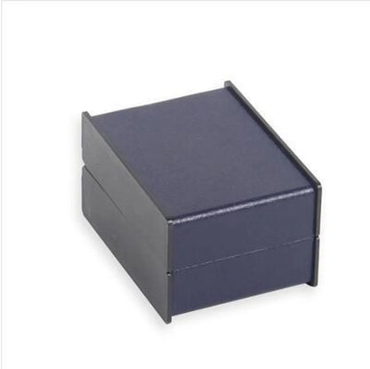 Casual Solid Color Pu Leather Plastic Flannel Jewelry Boxes