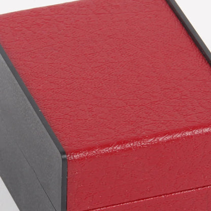 Casual Solid Color Pu Leather Plastic Flannel Jewelry Boxes