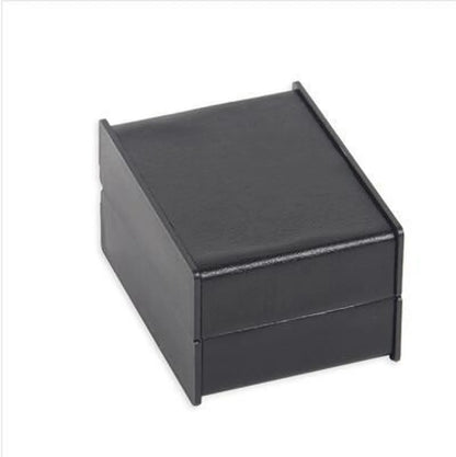 Casual Solid Color Pu Leather Plastic Flannel Jewelry Boxes