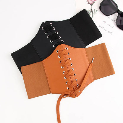 Casual Solid Color Pu Leather Women'S Leather Belts