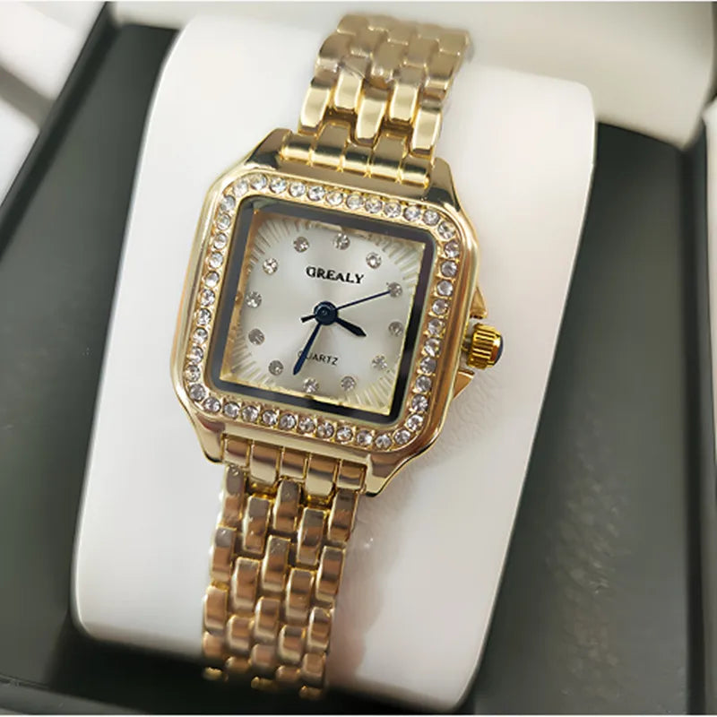 Casual Solid Color Single Folding Buckle Quartz Women'S Watches