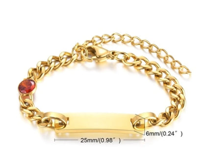 Casual Solid Color Stainless Steel Gold Plated Artificial Gemstones Bracelets In Bulk