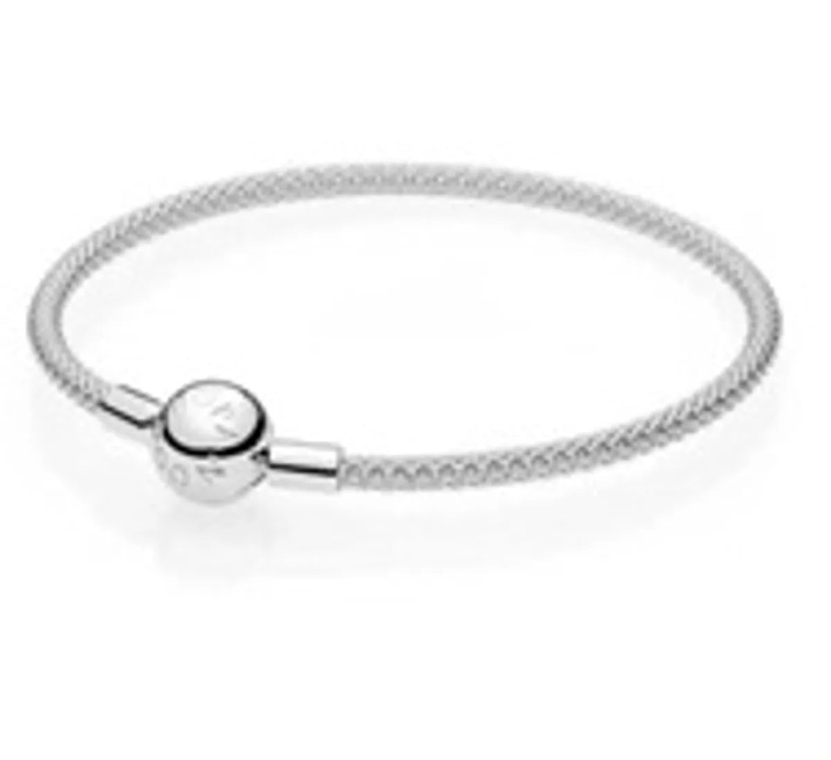 Casual Solid Color Sterling Silver Plating Bangle