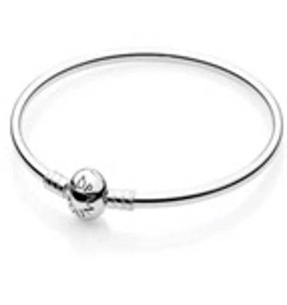 Casual Solid Color Sterling Silver Plating Bangle