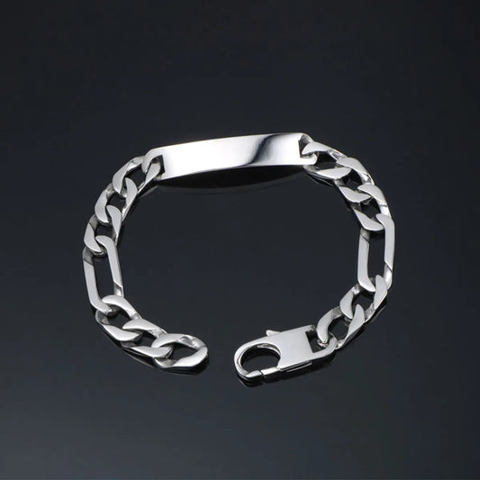 Casual Solid Color Titanium Steel Polishing Chain Bracelets