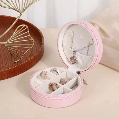 Casual Solid Color Wood Jewelry Boxes