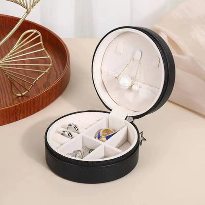 Casual Solid Color Wood Jewelry Boxes