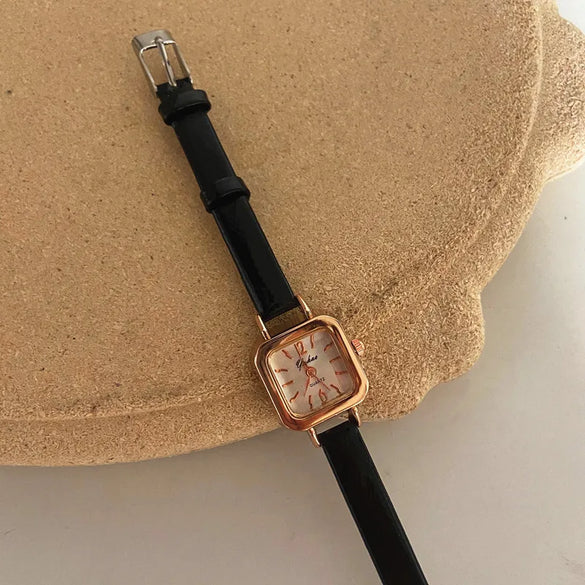 Casual Square Buckle Quartz Women'S Watches