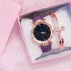 Casual Square Star Quartz Women'S Watches