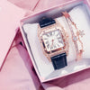 Casual Square Star Quartz Women'S Watches