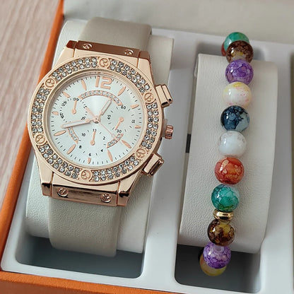 Casual Star Heart Shape Rose Buckle Quartz Women'S Watches