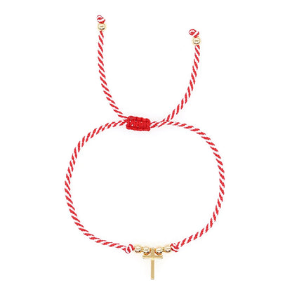 Casual Streetwear Cross Alloy Women'S Bracelets