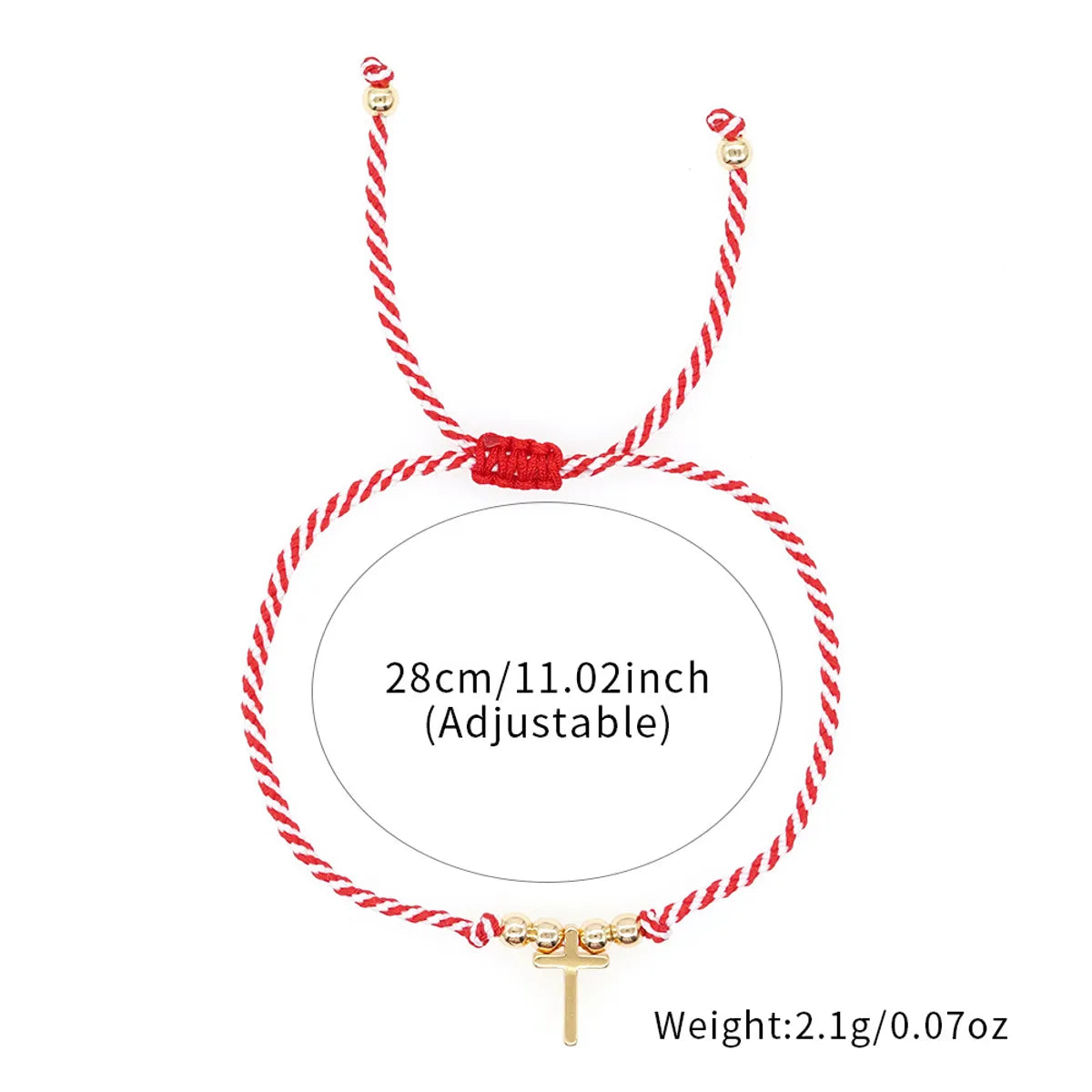 Casual Streetwear Cross Alloy Women'S Bracelets