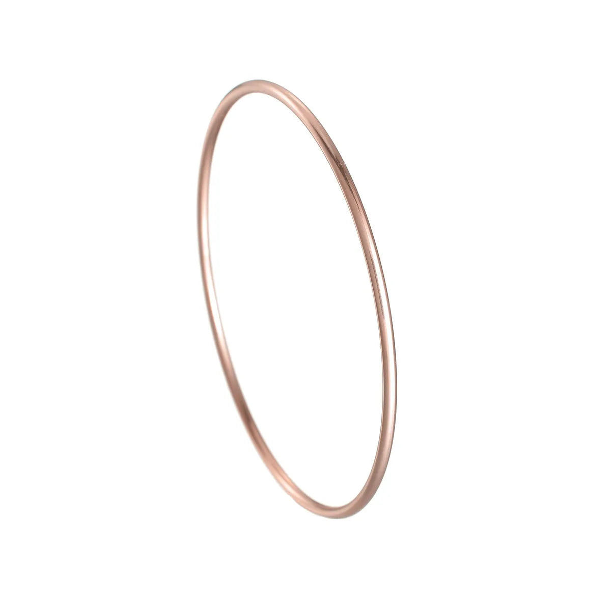 Casual Streetwear Solid Color 201 Stainless Steel Gold Plated Bangle In Bulk